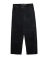 Andersson Bell Crossover Carpenter Wide-leg Track Pants In Black