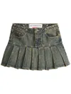 Andersson Bell Denim Mini Skirt In Blue