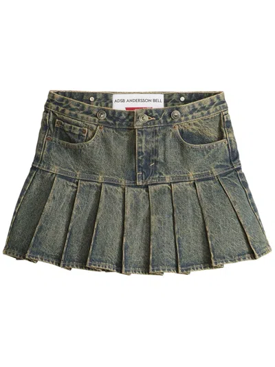 Andersson Bell Denim Mini Skirt In Blue