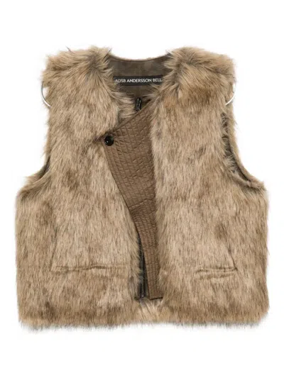 Andersson Bell Double-faced Jacket In Brown