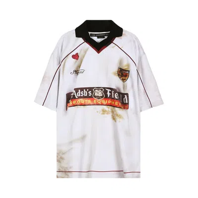Pre-owned Andersson Bell Dust Printed Jersey Tee 'white' | Men's Size L