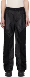 Andersson Bell Flight Mix Trousers In Black