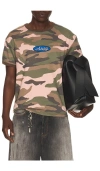 Andersson Bell Essential Camouflage Ringer T-shirt In Multi