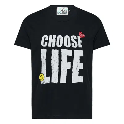 Andersson Bell Essential Unisex Choose Life Tee In Black
