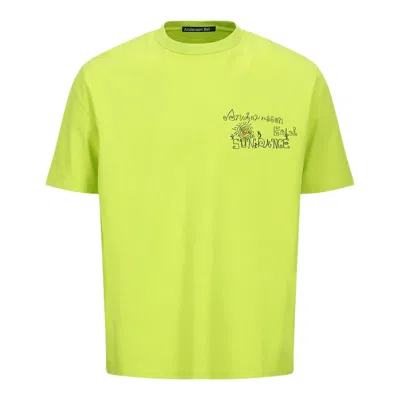 Andersson Bell Essential Unisex Sun Dance Tee In Green