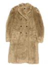 Andersson Bell Fields Faux-fur Coat In Brown