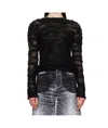 Andersson Bell Fifi Button Knit Sweater In Black