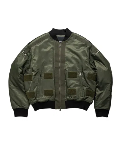 ANDERSSON BELL FLIGHT LAYERED WASHED BOMBER JACKET