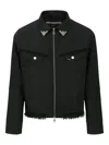 Andersson Bell Fringed-detailed Jacket In Black