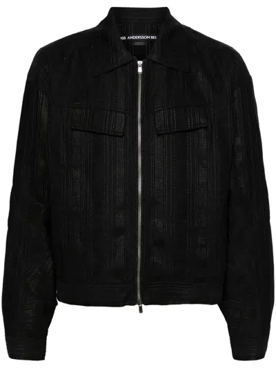 Andersson Bell Fabrian Tulle Jacket In Black