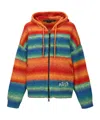Andersson Bell Gradient Zipper Hoodie In Multi