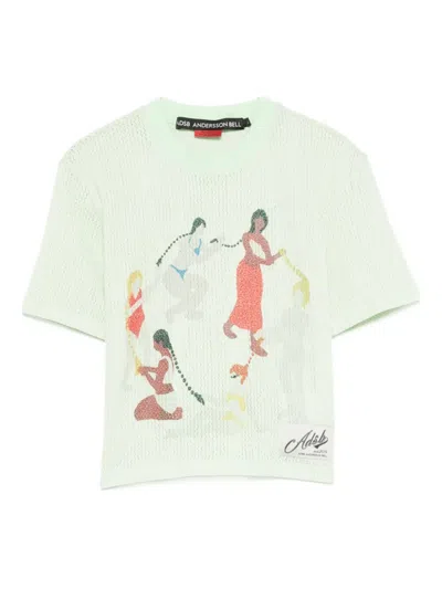 Andersson Bell Graphic-print T-shirt In Neutral
