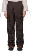 Andersson Bell Gray Dua Lace-up Trousers In Charcoal