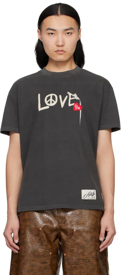 ANDERSSON BELL GRAY 'LOVE' T-SHIRT