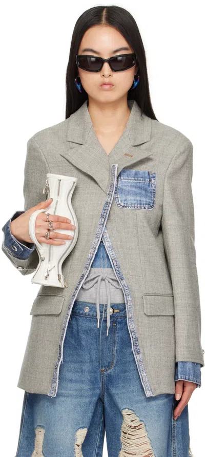 Andersson Bell Gray Maggie Blazer In Grey