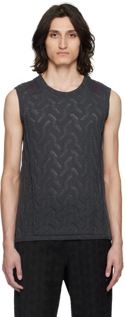 Andersson Bell Gray Waden Tank Top In Charcoal