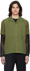 Andersson Bell Green Aprol Shirt In Green
