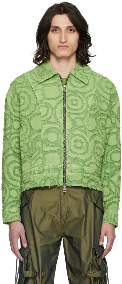 Andersson Bell Green Burn Out Jacket