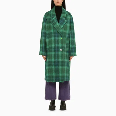 ANDERSSON BELL ANDERSSON BELL GREEN/BLUE CHECK COAT