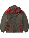 Andersson Bell Harness Hooded Jacket In Green