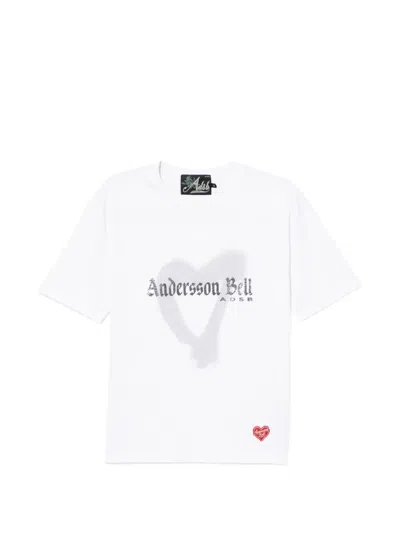 Andersson Bell Heart T-shirt In White