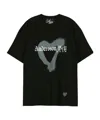 Andersson Bell Heart-patterned T-shirt In Black