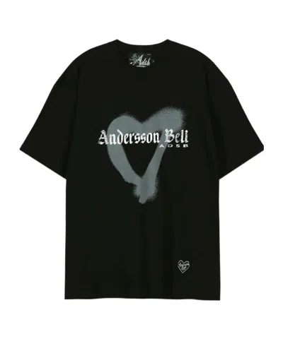 ANDERSSON BELL HEART-PATTERNED T-SHIRT