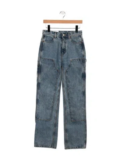 Pre-owned Andersson Bell High-rise Straight Leg Jeans In Blue