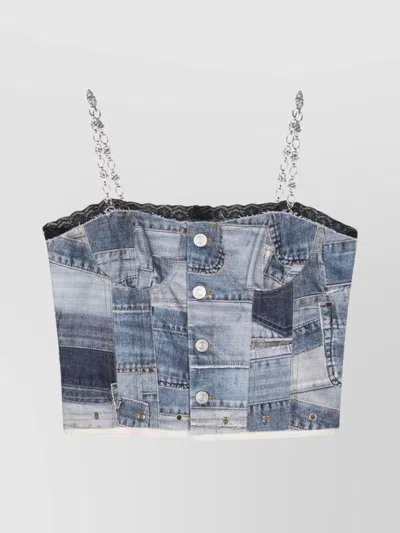 ANDERSSON BELL ILLUSION DENIM TANK TOP