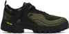 Andersson Bell Khaki & Black Flow Trainer Sneakers In Army Green