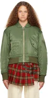 Andersson Bell Khaki Carlee Bomber Jacket In Khaki