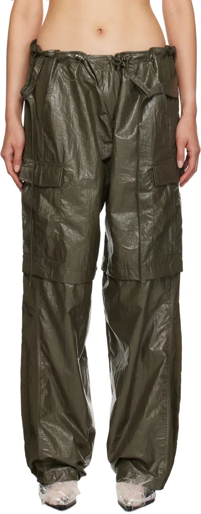 Andersson Bell Khaki Ottolinger Edition Adjustable Parachute Cargo Pants