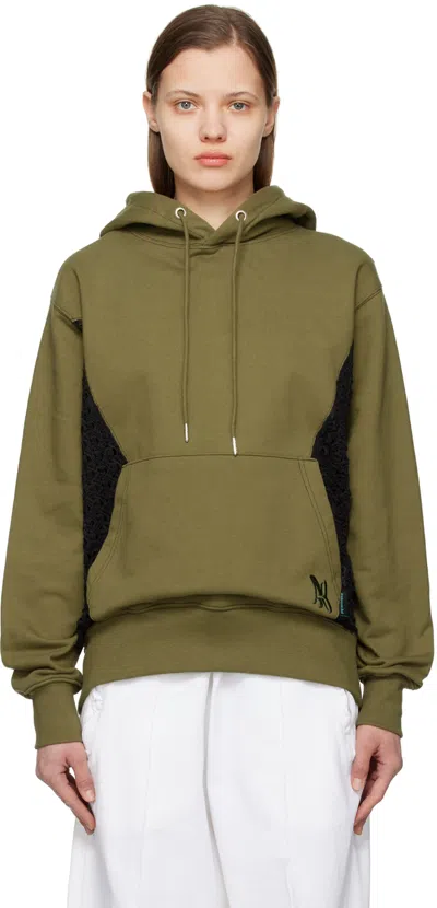 Andersson Bell Khaki Paneled Hoodie