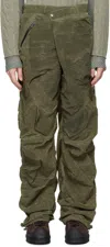 Andersson Bell Xeno Multi Military Pants In Khaki