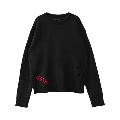 Pre-owned Andersson Bell Kid Mohair Crewneck Sweater 'black'