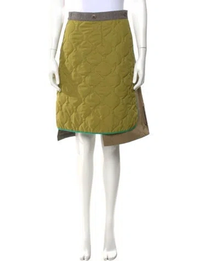 Pre-owned Andersson Bell Knee-length Skirt In Green