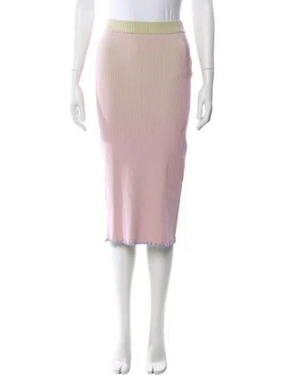 Pre-owned Andersson Bell Knee-length Skirt W/ Tags In Pink