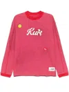 Andersson Bell Kurtstripe T-shirt In 红色