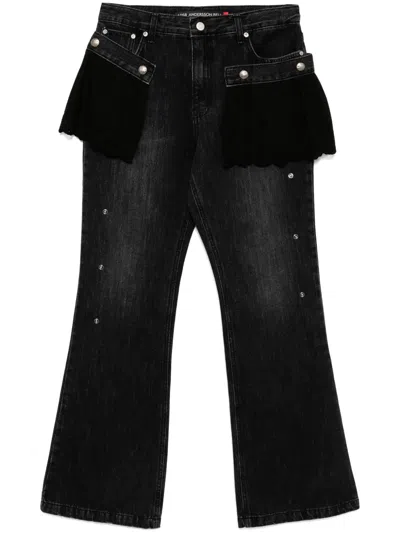 ANDERSSON BELL LACE PANEL DETAILING JEANS