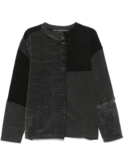 ANDERSSON BELL LACE-UP SWEATER