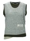Andersson Bell Layered Sleeveless Vest In Gray