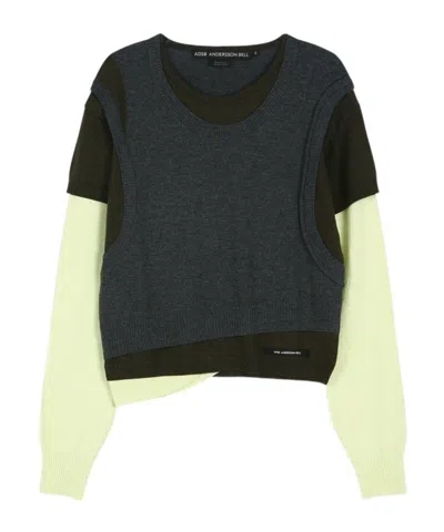 Andersson Bell Layered Sweaters In Multi