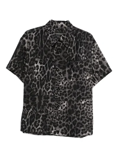 ANDERSSON BELL LEOPARD-PRINT SHIRT