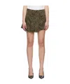 Andersson Bell Leopard Print Wrap Skirt Pants In Animal Print