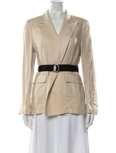 Pre-owned Andersson Bell Linen Blazer In Neutral