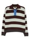 Andersson Bell Logo-embroidered Polo Top In Multi