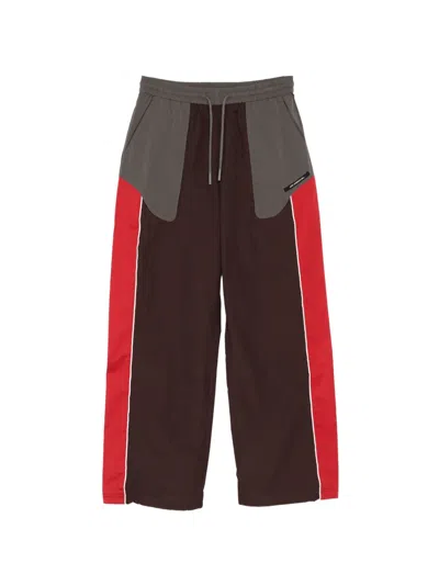 Andersson Bell Logo-patched Colour-block Track Pants In Multi