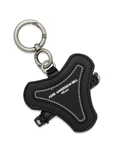 Andersson Bell Logo-print Airpod Case In Black