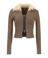 Andersson Bell Long-sleeved Cardigan In Green