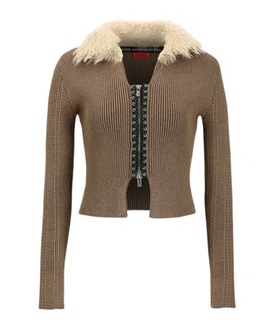 Andersson Bell Long-sleeved Cardigan In Green